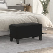 Panca-Sgabello Nera 70x35x41 cm in Microfibra