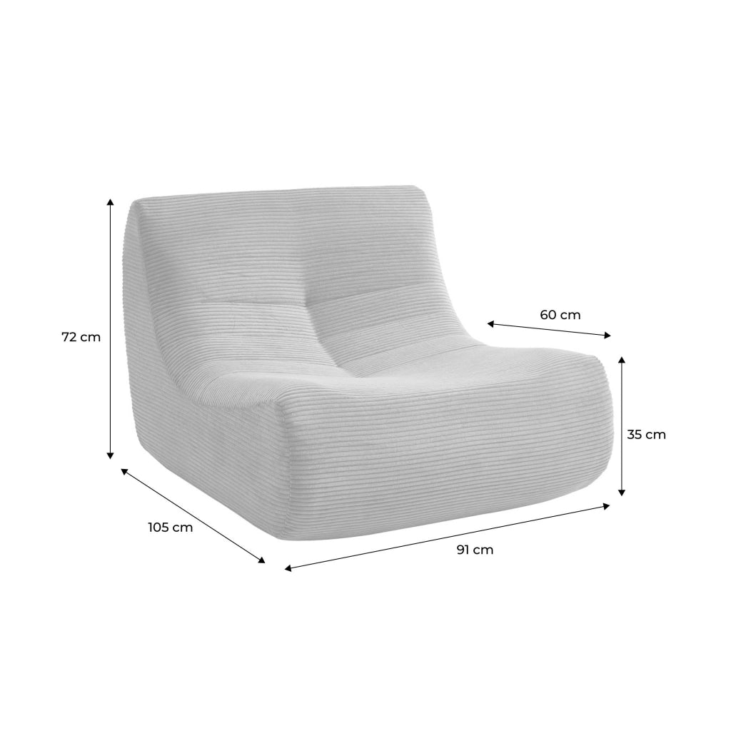 Divano modulare velluto, 3 posti, beige scuro
