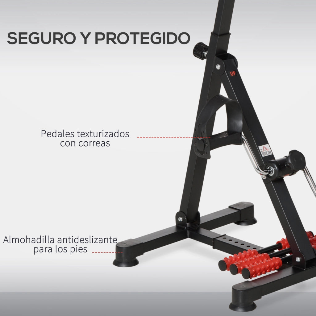 Bicicletta Ellittica ¨C Minimal ¨C Regolabile 75-97 cm con Schermo LCD e Rullo Massaggiante
