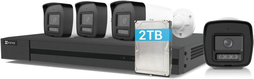 Kit Videosorveglianza Ezviz 8 canali 4k Poe 4 Telecamere 8 mpx 2 TB