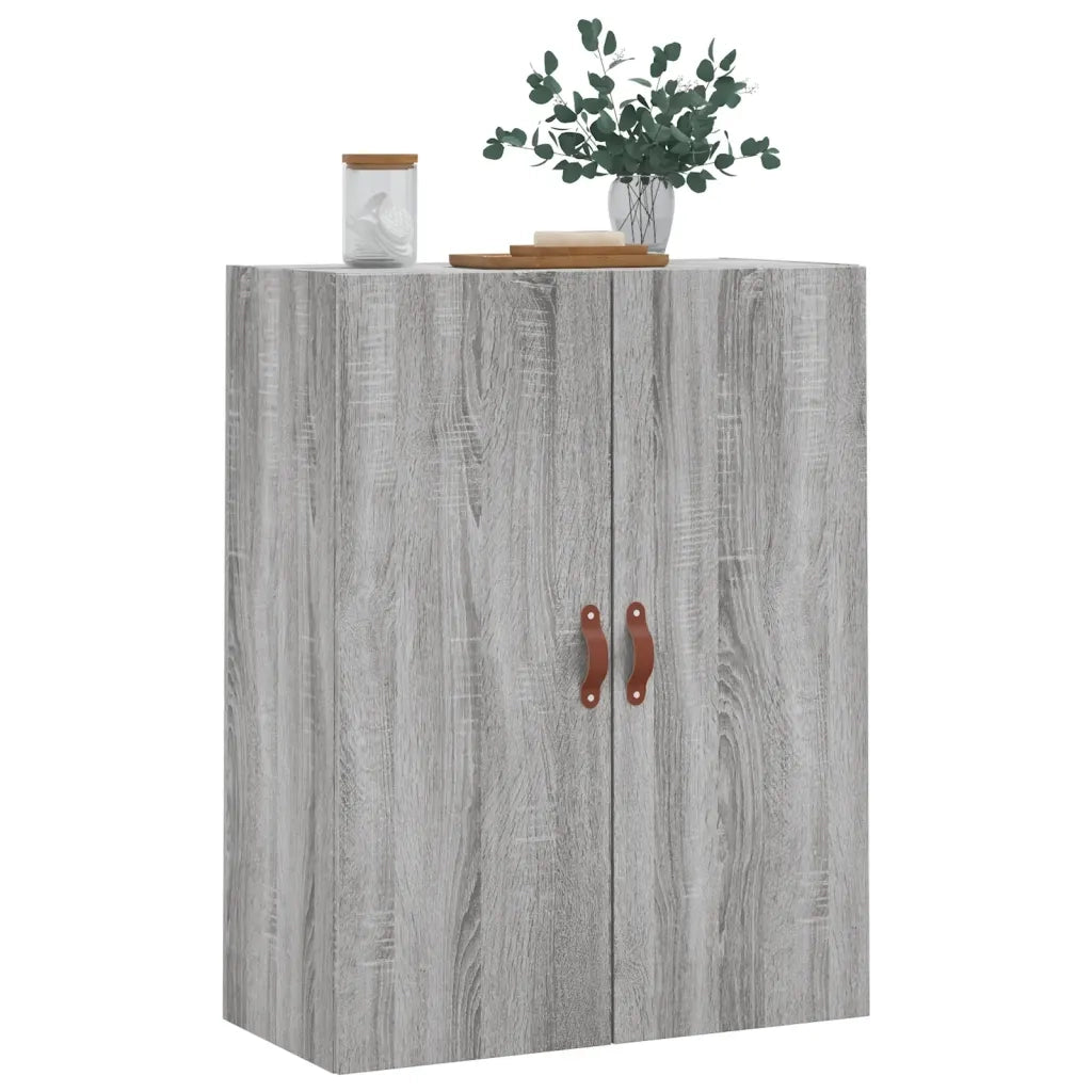 Mobile a Parete Grigio Sonoma 69,5x34x90 cm 828402
