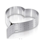 Anello torte a cuore regolabile 12-26 cm