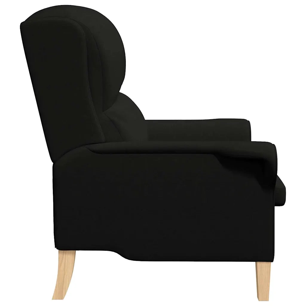 poltrona Nero 76 x 94 x 102 cm Tessuto