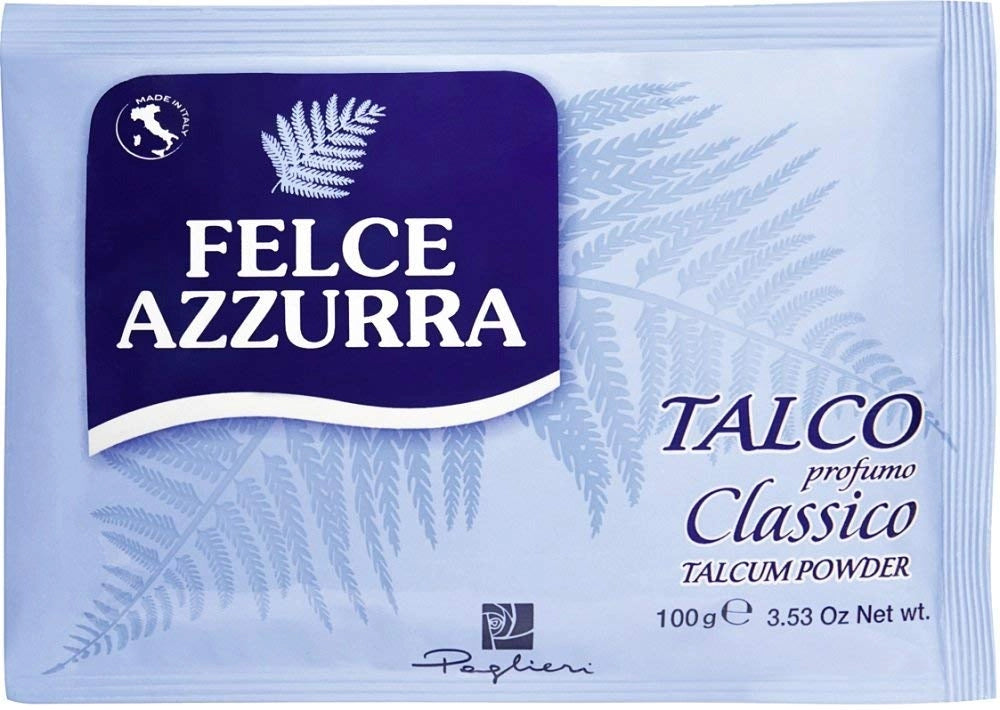 FELCE AZZURRA TALCO IN  BUSTA DA100 GRAMMI PROFUMO CLASSICO