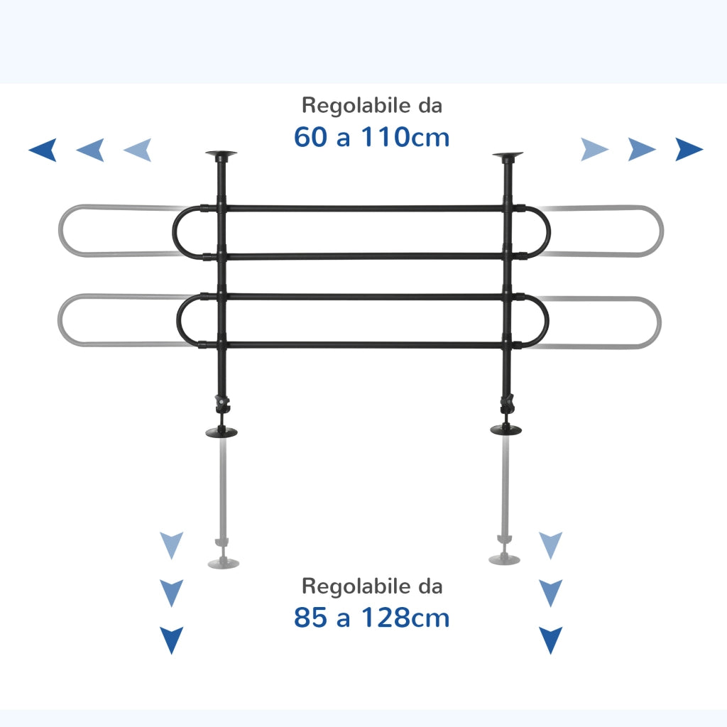 Divisorio Auto per Cani ¨C Minimal ¨C Nero
