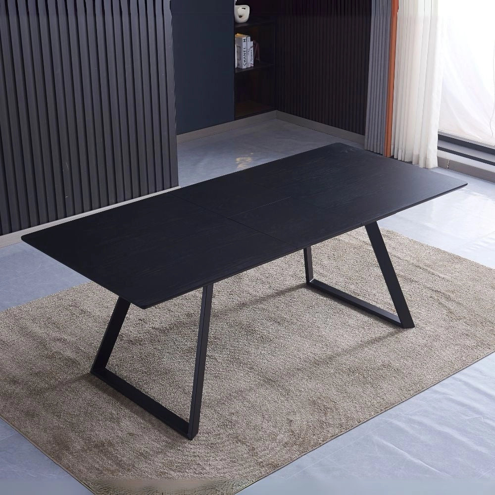 Tavolo allungabile Shelton colore nero 160x90x76H