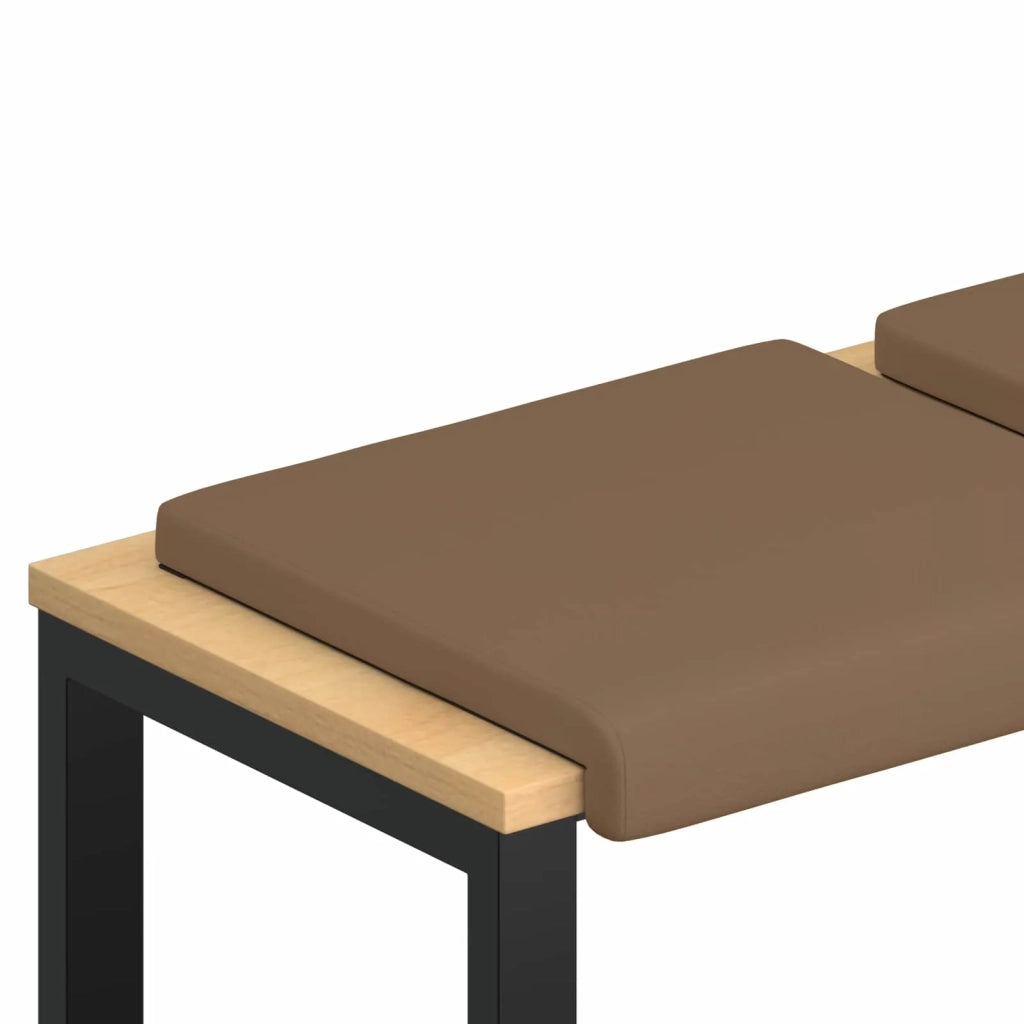 Cuscino per panchina 2 pcs Similpelle Cappuccino 42043039