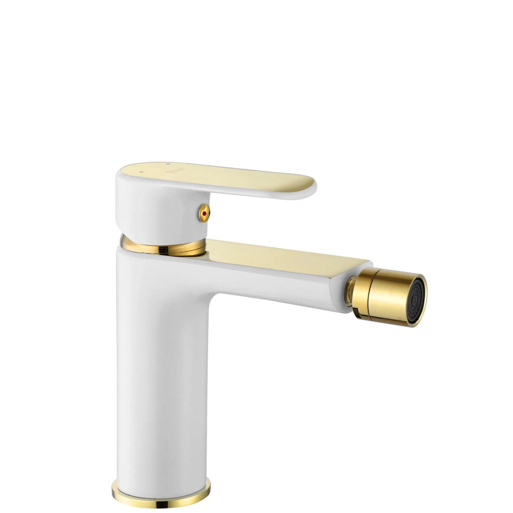 Rubinetto Da Bidet Rea Bloom White Gold