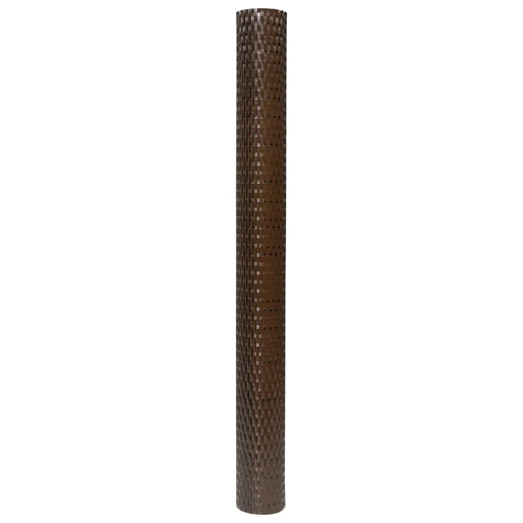 Schermo da balcone | Paravento da Balcone Marrone e Nero 400x80 cm in Polyrattan