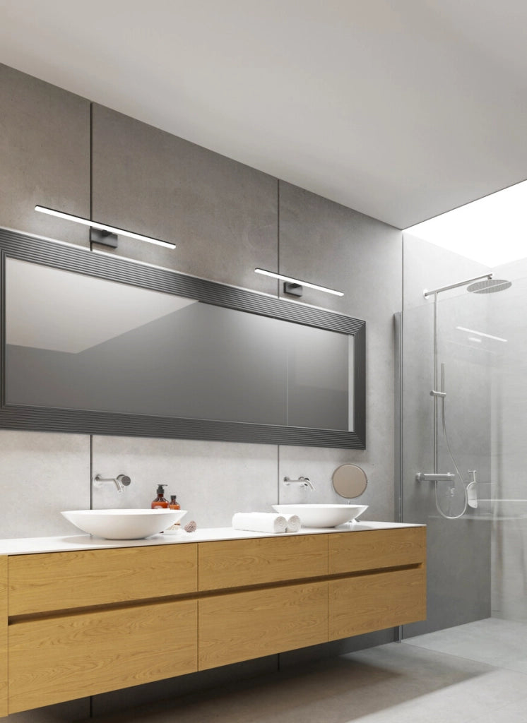 Lampada specchio Kanlux Asten LED 12W 4000K IP44 nera