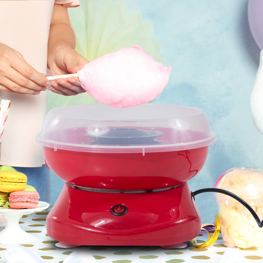 Macchina Zucchero Filato per Bambini ¨C Minimal ¨C Rosso 18 cm 550W