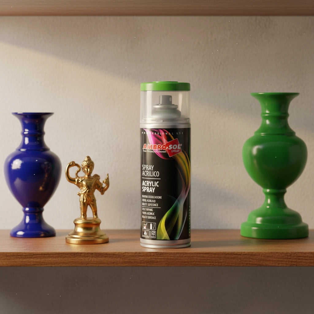 Smalto acrilico multiuso ral 1023 giallo traffico spray 400 ml