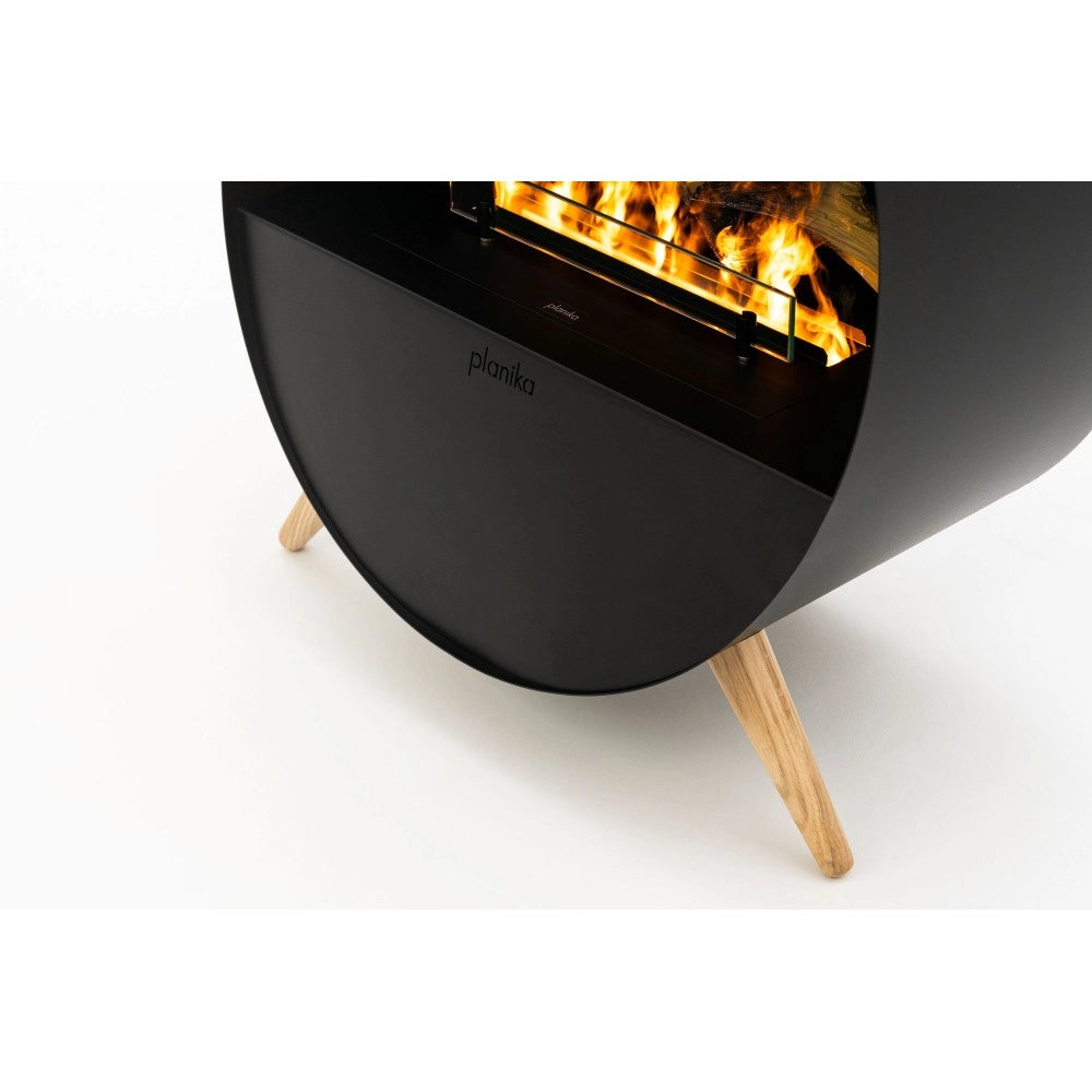 Planika - Camino a Vapore Acqua Misty Effetto Fiamma Realistica con Tecnologia Optimyst, Controllo Remoto, Design Moderno
