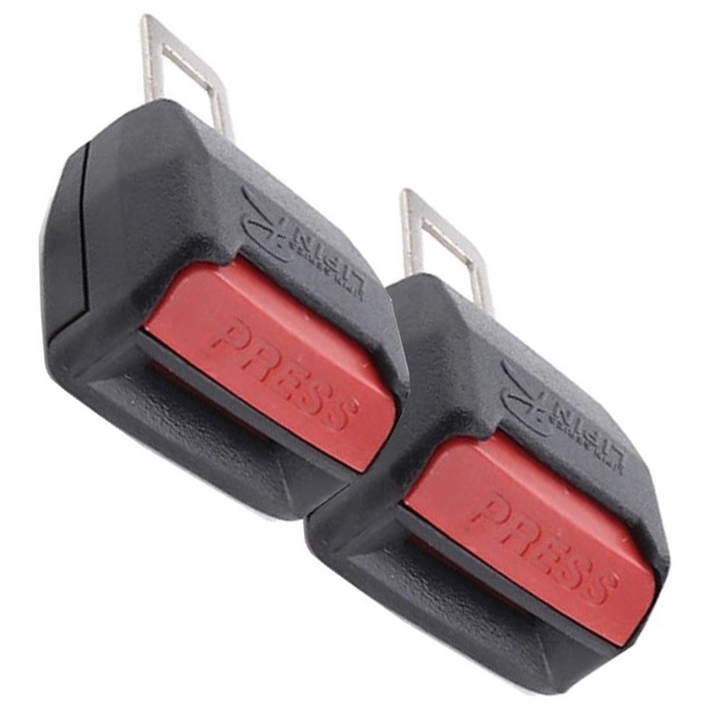 Trade Shop - Coppia Bip Stop 2 Ganci Cinture Cintura Sicurezza Disattiva Allarme 2 Bip Stop -