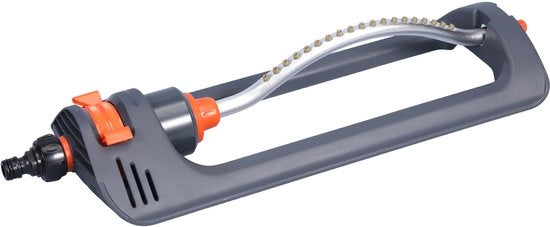 Spremini quadrati - Spremini per prato - Spremini per giardino - 19 fori - Per irrigazione omogenea di superfici da 90-220 m² - Portata 7-17 m - Larghezza di getto fino a 13 m - Con filtro in acciaio inossidabile