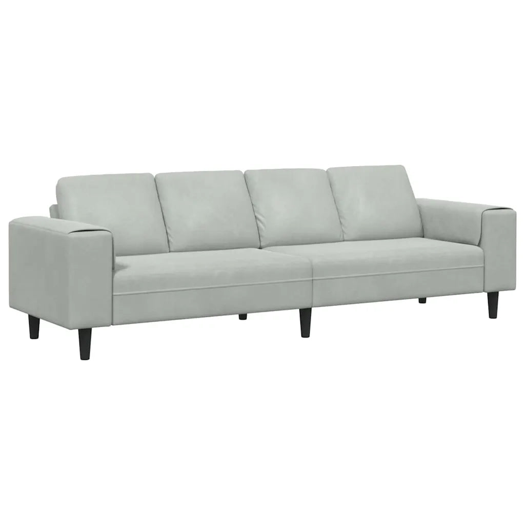 Divano per Soggiorno Grigio chiaro 250 x 77 x 76 cm 3335091