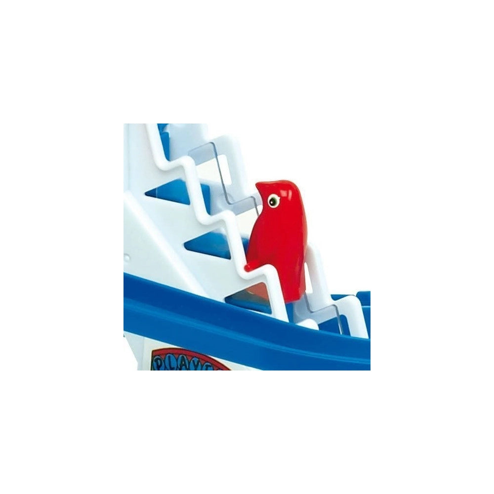 Trade Shop - Pinguini Gara Competizione Race Twinkling Funny Luci Suoni Movimento Bimbi Gioco -
