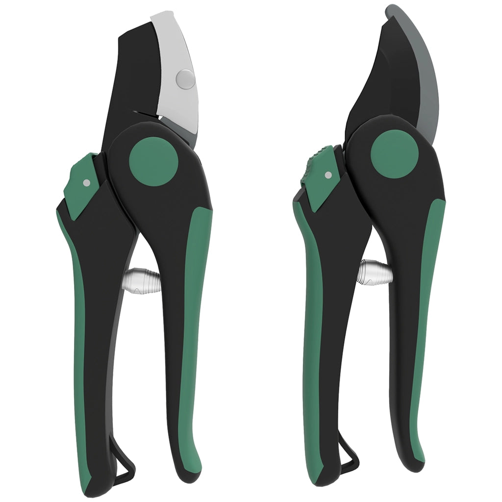 Set da giardino 2 pezzi ¨C zephmum ¨C verde e nero in metallo