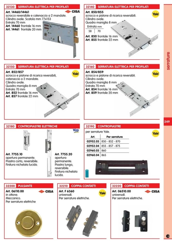 10pz corni art.02960-04 contropiastre xfr22 cod:ferx.4997