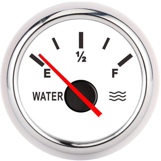 Misuratore Livello Acqua in Acciaio Inossidabile - 12V Illuminazione di Fondazione - Antivibrazione - Installazione Facile - Adatto per Serbatoi d'Acqua - Livello Acqua Misuratore