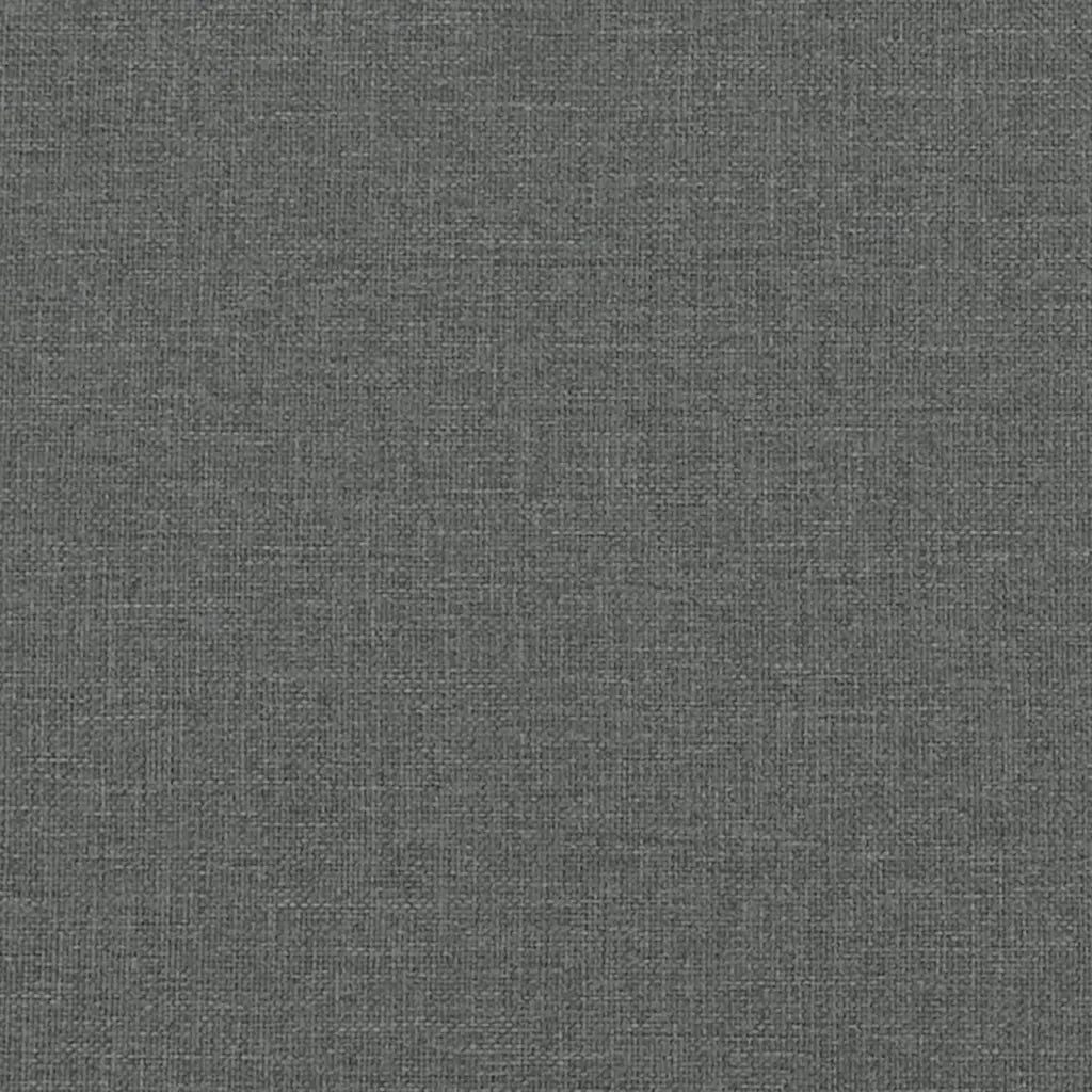 Set di Divani 2 pz con Cuscini Grigio Scuro in Tessuto
