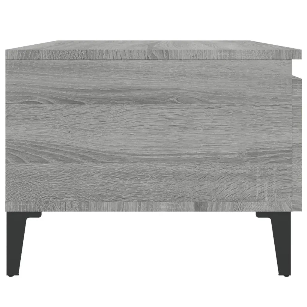 Tavolino-Tavolino da soggiorno-Tavolo Grigio Sonoma 50x46x35 cm in Legno Multistrato 633685