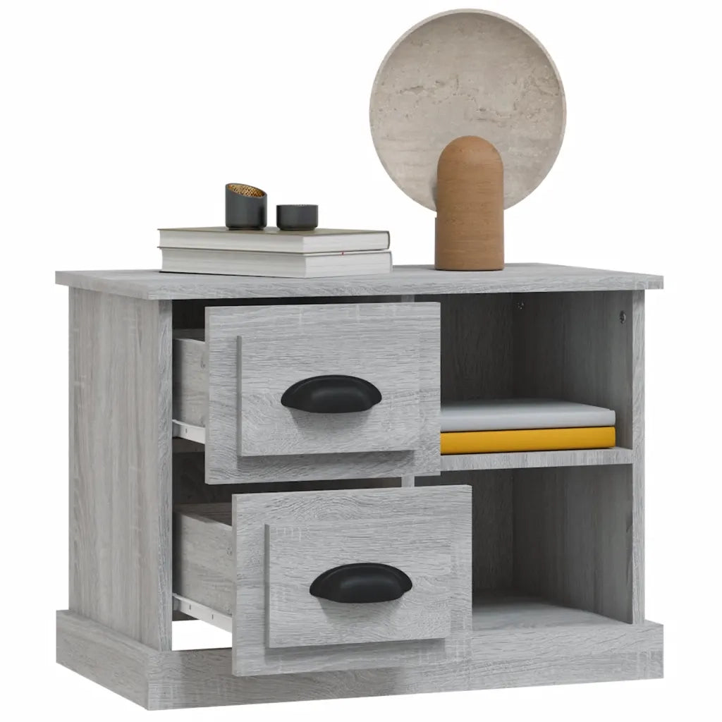 Comodino | Armadio da Notte | Mobiletto da notte Grigio Sonoma 60x35,5x45 cm