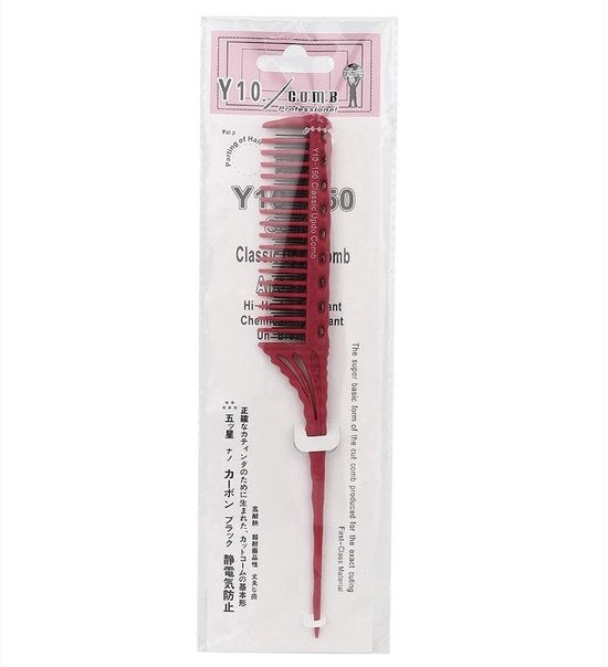 Spazzola per capelli leggera - Spazzola per capelli a lama laterale - Spazzola per capelli uomo - Manico antiscivolo - 3 righe di denti di spazzola - Adatto per salone di bellezza - Spazzola per capelli per stile.