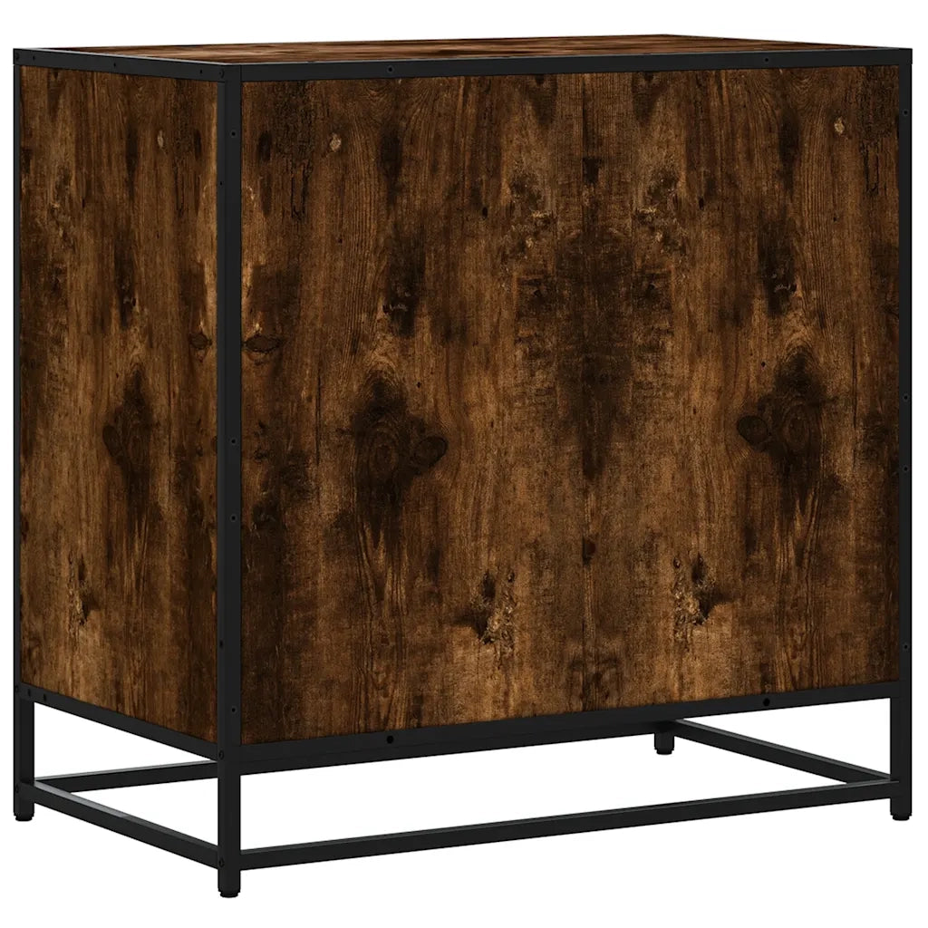 Cassettiera Rovere Fumo 70x41x70 cm in Legno Multistrato 849086