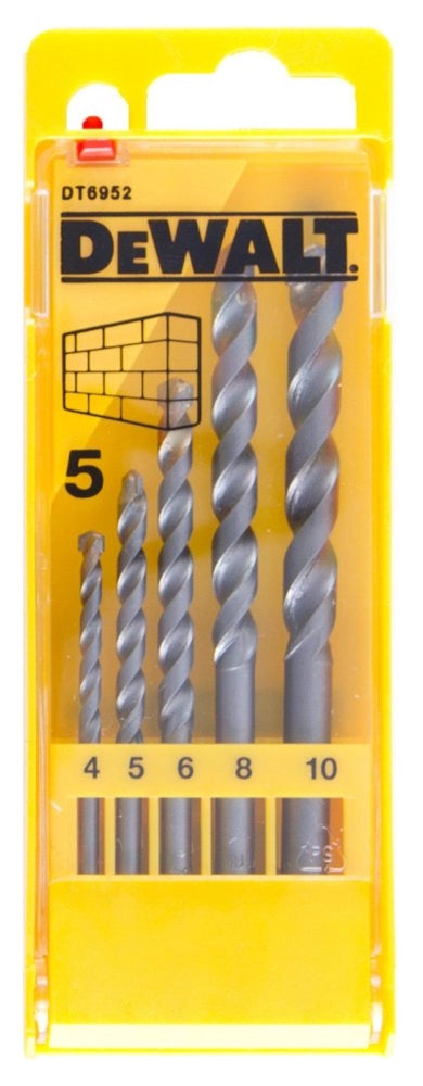 1pz dewalt set 5 punte per muro mod. dt6952 cod:ferx.82847