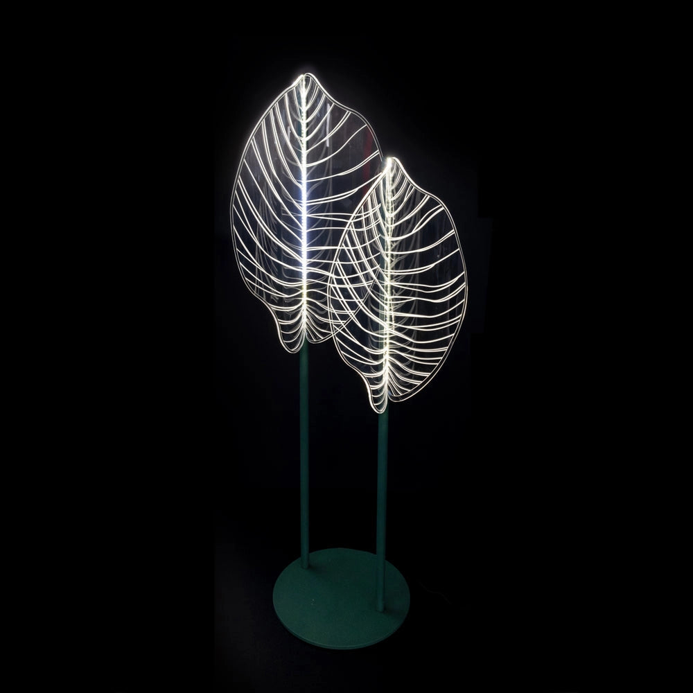BEBA PIANTANA IN CRISTALLO ACRILICO DECORATO TRASPARENTE BASE OTTANIO LED 4200°K / 24 Volt - 12 W/Mt