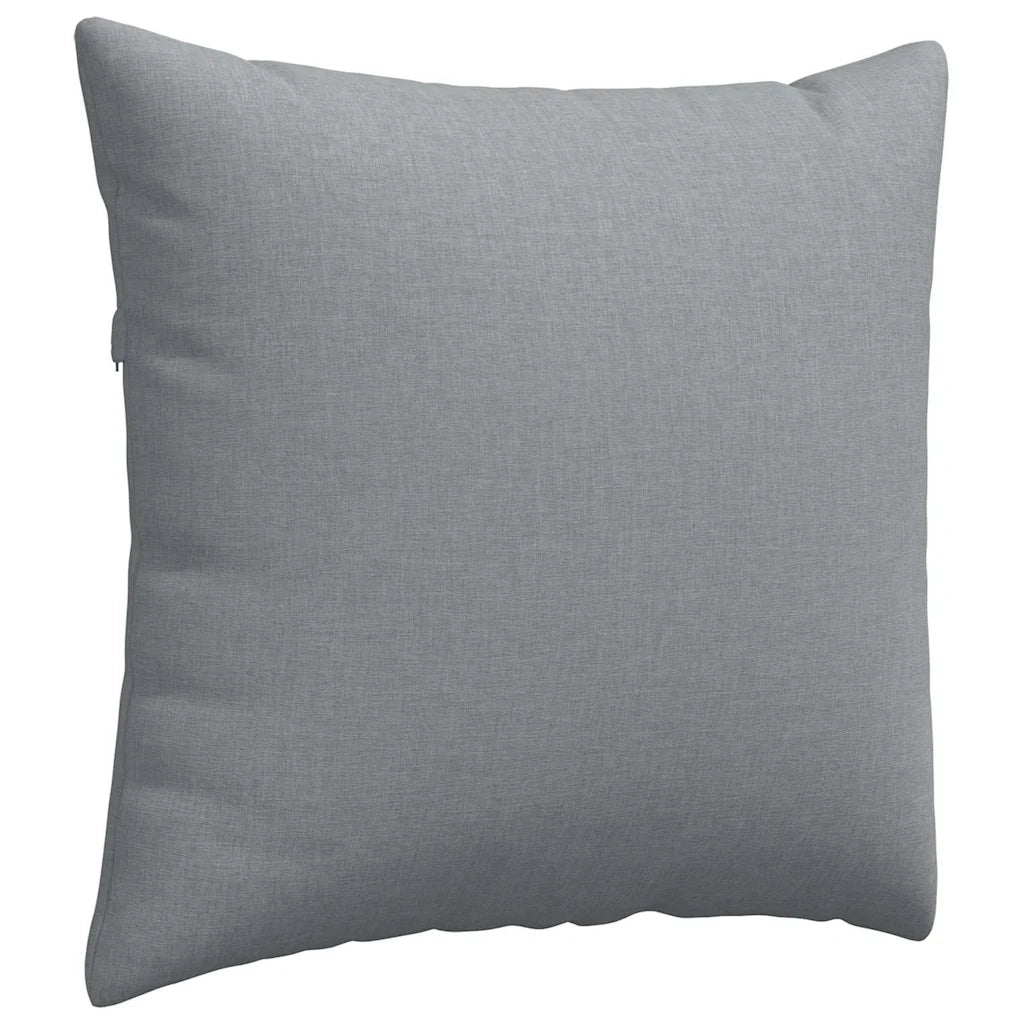 Cuscini da Divano 2 pcs Grigio chiaro 45 x 45 cm Tessuto 42013911