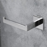 Sostegno WC Autoadesivo Ospedaliera per Carta igienica 304 Acciaio Inox Bagno Cucina - Argento Acciaio Inox - Senza Foratura