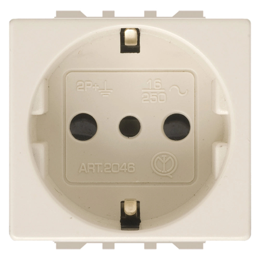 10pz presa di corrente unel 2046 cod:ferx.8069200nlm