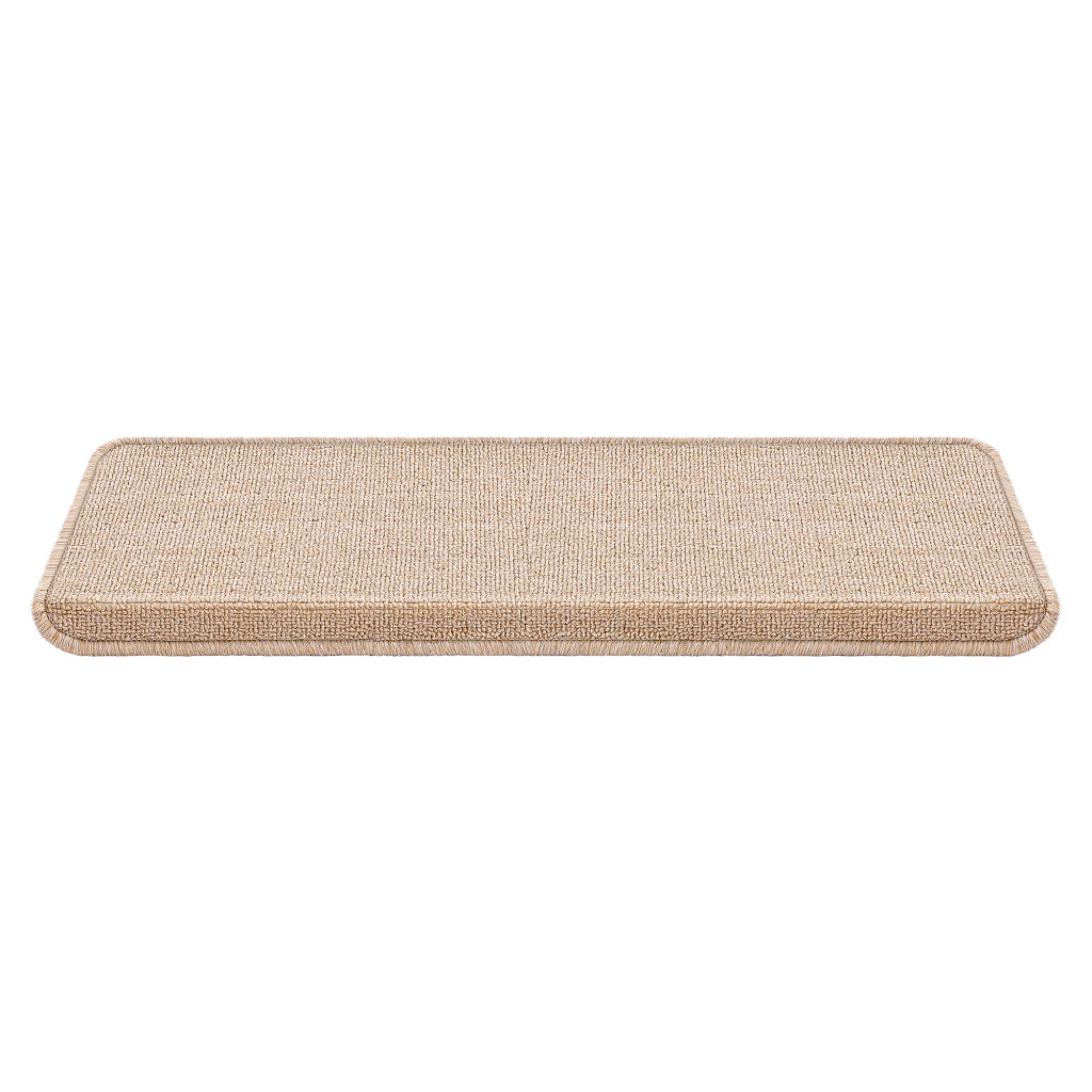 Set da 15 Tappeti Coprigradini per Scale Interne - Rettangolare - Beige [en.casa]