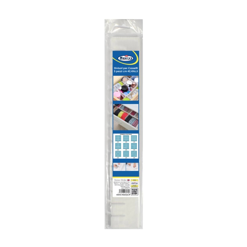 MAURY'S DIVISORIO PER CASSETTI 3 PEZZI 42,5 X 6,5