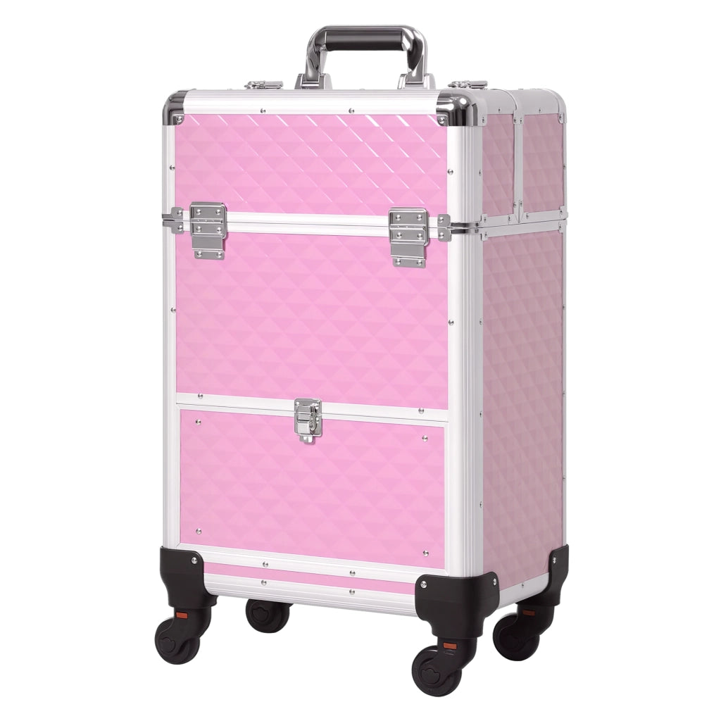 Valigia Trucco Professionale ¨C Zephmum ¨C Rosa 34x25x62 cm