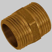 NIPLES 5 FILETTI OTTONE GIALLO  2 x 2     MADE IN ITALY