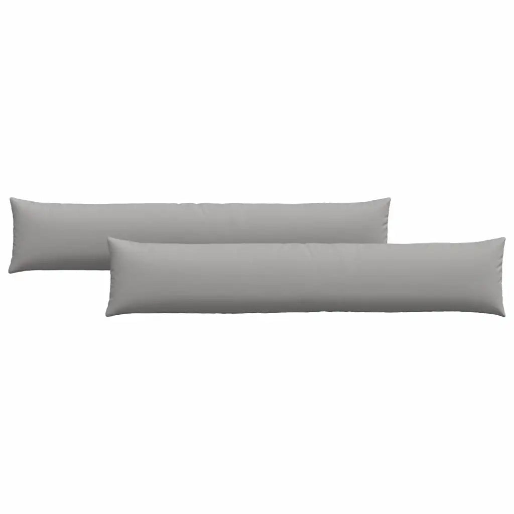 Cuscini da Divano 2 pcs Grigio Nuvola 200 x 40 cm Tessuto 42013881