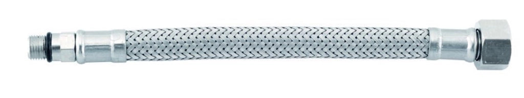 Attacchino Inox Bicono Cm 50 Per Rubinetto Miscelatore 3/8 Idrobric - Idrobric