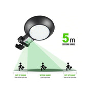 Trade Shop - Applique Faro Lampione Pannello Solare Fotovoltaico Sensore Movimento Jx-155 -