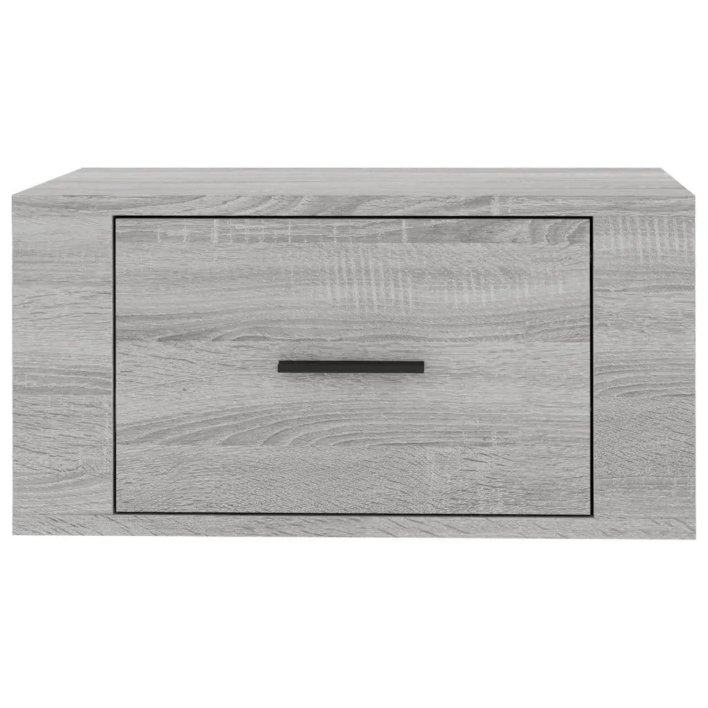 Comodini a Muro 2 pz Grigio Sonoma 50x36x25 cm 816853