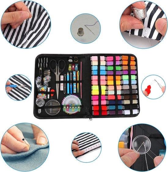 Set di cucito – Kit di cucito con scatola di conservazione