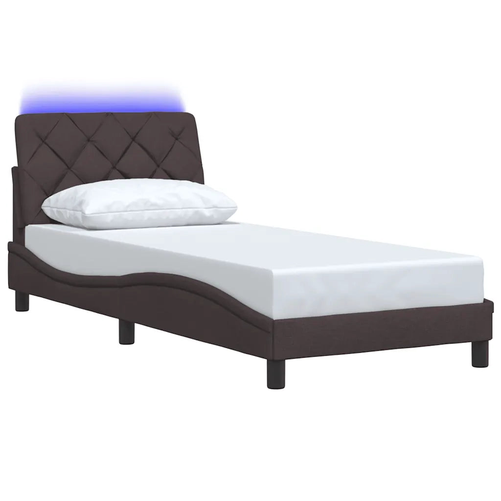 Giroletto con LED senza Materasso 90x190 cm Tessuto 3310639