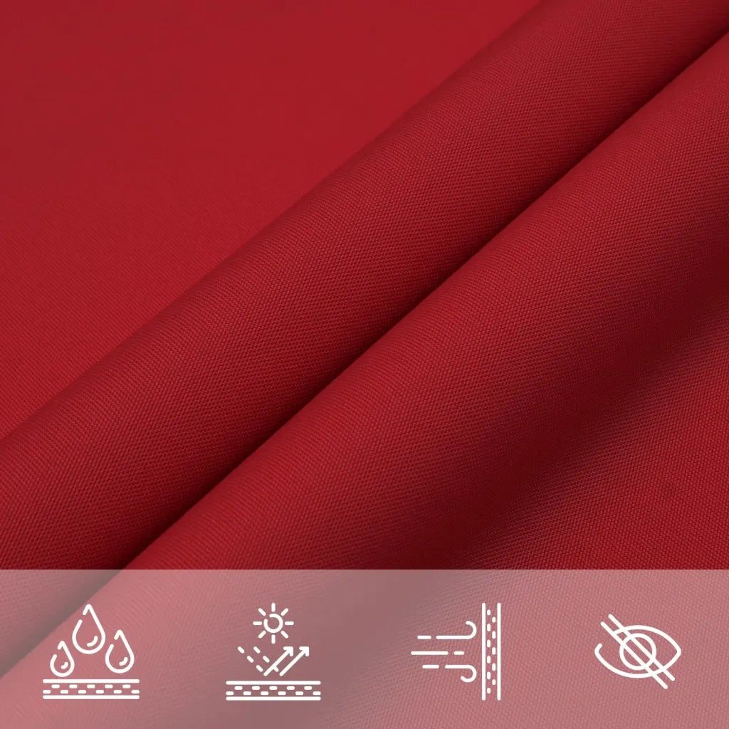 135643 Sunshade Sail Oxford Fabric Rectangular 2x4,5 m Red