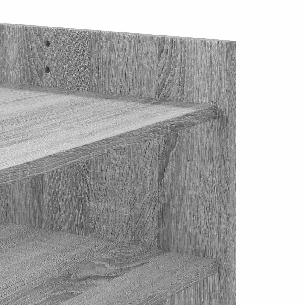 Tavolino salotto | Tavolino da caff¨¨ | Tavolino da Soggiorno Grigio Sonoma 80x50x50 cm Legno Multistrato