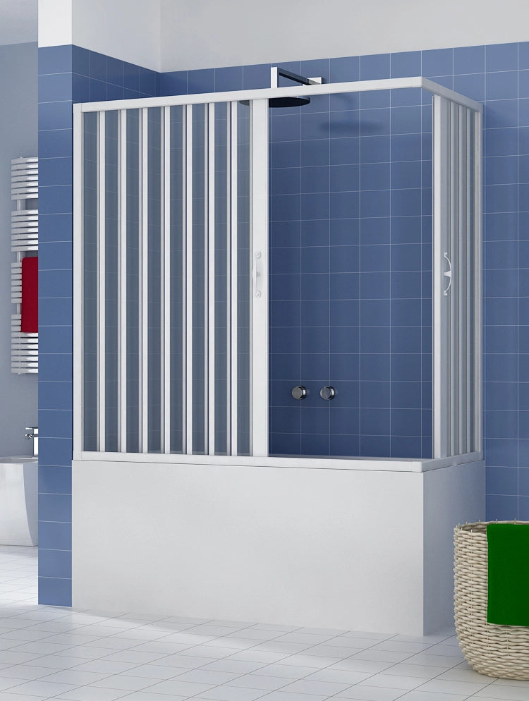 Box vasca Libertè 70xH150 cm due ante con  apertura angolare