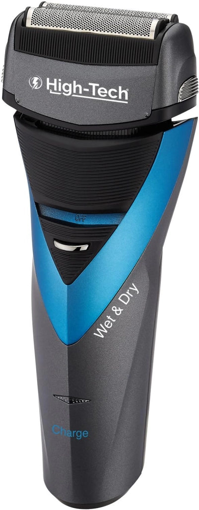 HIGH-TEC RASOIO E REGOLA BARBA WET & DRY WIRELESS 6 LIVELLI DI POTENZA AUTONOMIA RICARICA 45 MINUTI