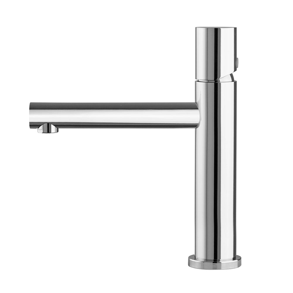 Miscelatore lavabo cromo senza leva in acciaio inox Gemini