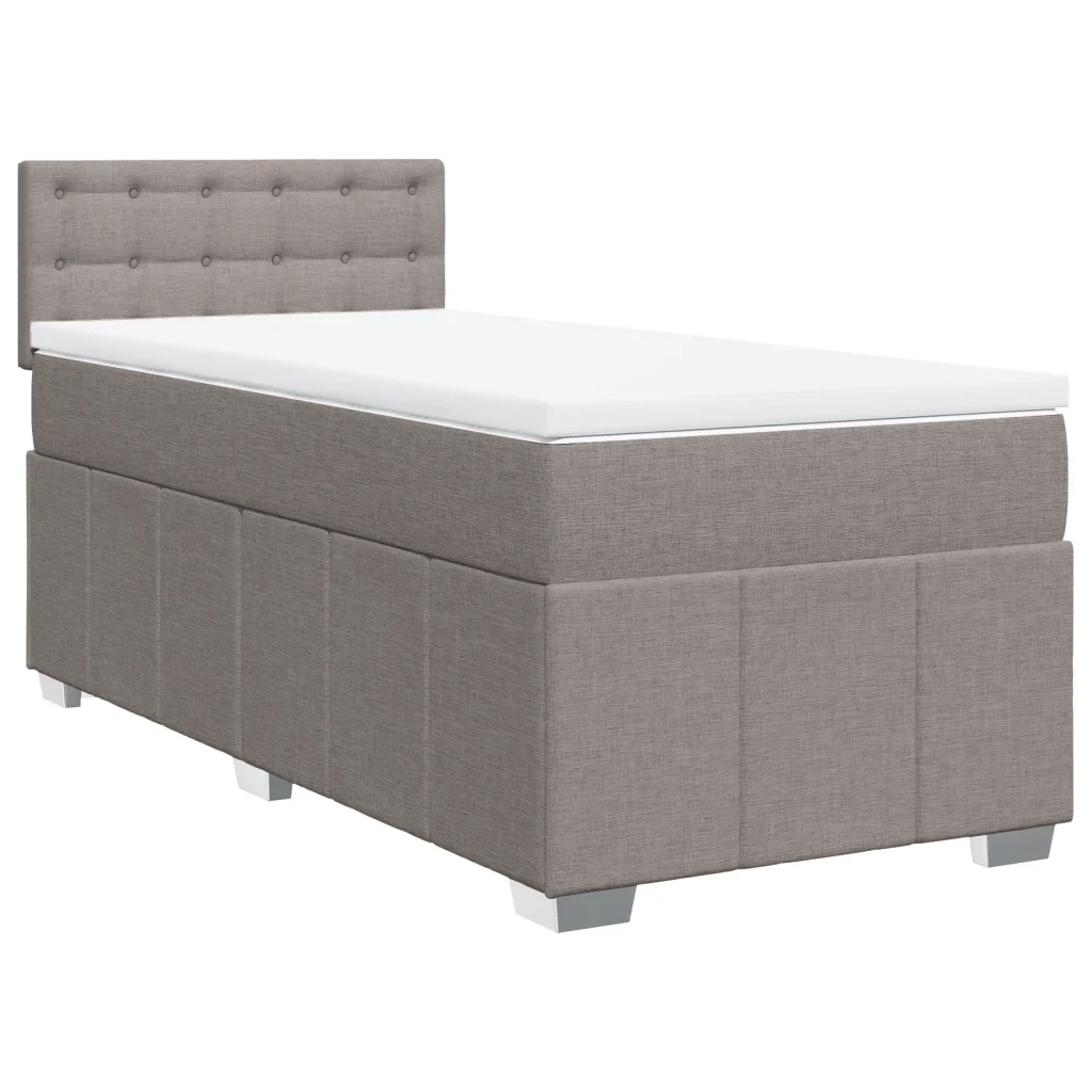 Giroletto a Molle con Materasso Tortora 90x200 cm inTessuto 3289269